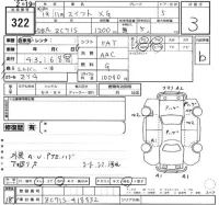 Suzuki SWIFT лот № 322 оценка 3  с аукциона в Японии 2