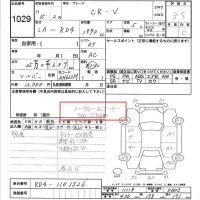 Honda CR-V лот № 1029 оценка 3.5  с аукциона в Японии 6