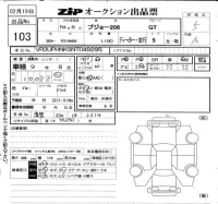 Peugeot 208 лот № 103 оценка 5  с аукциона в Японии 6