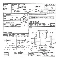 Mitsubishi MINICA лот № 8511 оценка R  с аукциона в Японии 7