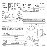 Honda VAMOS лот № 1068 оценка 3.5  с аукциона в Японии 7
