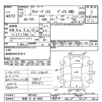 Subaru SAMBAR лот № 4072 оценка 3  с аукциона в Японии 7