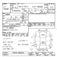 Toyota HIACE лот № 7234 оценка 3.5  с аукциона в Японии 7