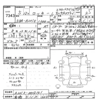 Daihatsu ROCKY лот № 7343 оценка 3.5  с аукциона в Японии 11