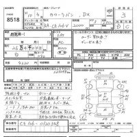 Toyota COROLLA VAN лот № 8518 оценка 3  с аукциона в Японии 5