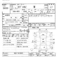 Honda ODYSSEY лот № 3033 оценка 3.5  с аукциона в Японии 5