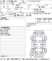 Honda N WGN лот № 3069 оценка 4  с аукциона в Японии 5