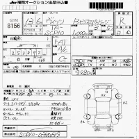 Toyota VITZ лот № 8156 оценка R  с аукциона в Японии 7