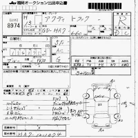 Honda ACTY TRUCK лот № 8974 оценка R  с аукциона в Японии 7