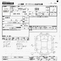 Honda ACTY VAN лот № 8857 оценка R  с аукциона в Японии 7