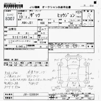 Honda THATS лот № 8307 оценка R  с аукциона в Японии 2