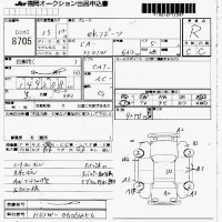 Mitsubishi EK SPORTS лот № 8705 оценка R  с аукциона в Японии 2