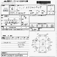 Mazda SCRUM TRUCK лот № 8003 оценка R  с аукциона в Японии 2