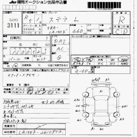Subaru STELLA лот № 3111 оценка R  с аукциона в Японии 7