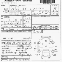 Toyota BB лот № 4027 оценка R  с аукциона в Японии 7
