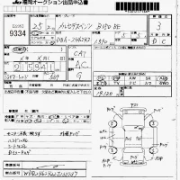 Mercedes-Benz B CLASS лот № 9334 оценка 3  с аукциона в Японии 7