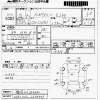 Mercedes-Benz E CLASS лот № 9302 оценка 3.5  с аукциона в Японии 7