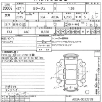 Mitsubishi MIRAGE лот № 20007 оценка 3.5  с аукциона в Японии 10