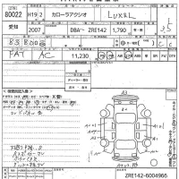 Toyota COROLLA AXIO лот № 80022 оценка 3.5  с аукциона в Японии 10