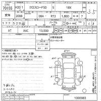 Honda CROSSROAD лот № 70155 оценка 3.5  с аукциона в Японии 11