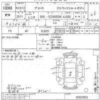 Hino DUTRO лот № 10068 оценка 3.5  с аукциона в Японии 8