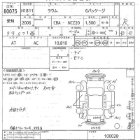 Toyota RAUM лот № 80075 оценка R  с аукциона в Японии 10