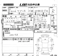 Suzuki WAGON R лот № 3053 оценка R  с аукциона в Японии 5