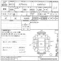 Suzuki SPLASH лот № 80101 оценка 3.5  с аукциона в Японии 10