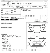 Honda FREED лот № 2291 оценка RA  с аукциона в Японии 6