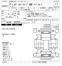 Honda ODYSSEY лот № 2067 оценка 3.5  с аукциона в Японии 6