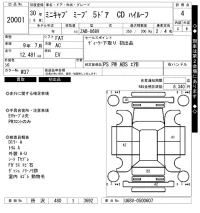 Mitsubishi MINICAB MIEV лот № 20001 оценка 4  с аукциона в Японии 7