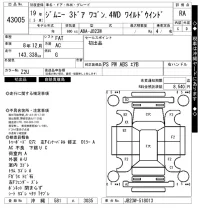 Suzuki JIMNY лот № 43005 оценка RA  с аукциона в Японии 10