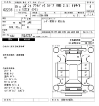 Subaru LEGACY OUTBACK лот № 2236 оценка 4  с аукциона в Японии 6