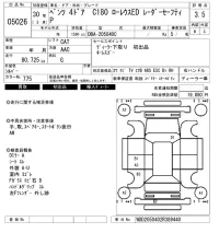 Mercedes-Benz C CLASS лот № 5026 оценка 3.5  с аукциона в Японии 6