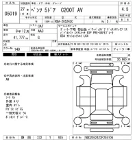 Mercedes-Benz C CLASS WAGON лот № 5019 оценка 4.5  с аукциона в Японии 6