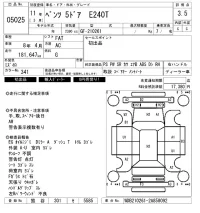 Mercedes-Benz E CLASS WAGON лот № 5025 оценка 3.5  с аукциона в Японии 6