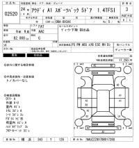 Audi A1 лот № 2520 оценка 3  с аукциона в Японии 6