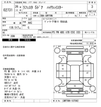Nissan LAFESTA лот № 2731 оценка 3  с аукциона в Японии 2