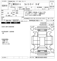 Smart FORTWO лот № 2619 оценка 5  с аукциона в Японии 6