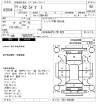 Subaru R2 лот № 2834 оценка RA  с аукциона в Японии 6