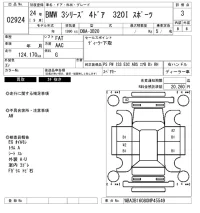 BMW 3-Series лот № 2924 оценка 3  с аукциона в Японии 6