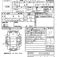 Toyota BB лот № 1336 оценка 3.5  с аукциона в Японии 6