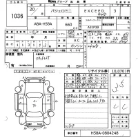 Mitsubishi PAJERO MINI лот № 1036 оценка 3.5  с аукциона в Японии 6