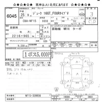 Nissan JUKE лот № 6045 оценка 3  с аукциона в Японии 6