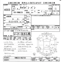 Nissan CARAVAN VAN лот № 4003 оценка R  с аукциона в Японии 10
