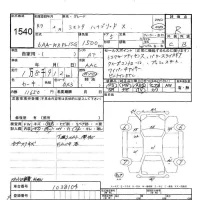 Toyota SIENTA лот № 1540 оценка R  с аукциона в Японии 6