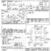 Honda VAMOS лот № 336 оценка 3  с аукциона в Японии 7