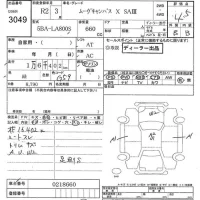 Daihatsu MOVE CANBUS лот № 3049 оценка 4.5  с аукциона в Японии 8