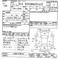 Daihatsu TANTO лот № 159 оценка 3  с аукциона в Японии 7