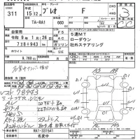 Subaru PLEO лот № 311 оценка 3  с аукциона в Японии 7